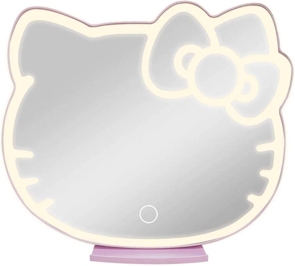 Super Cute Hello Kitty Mirror with Lights and Touch Sensor Switch