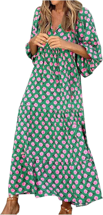 Casual Fashion Printed Maxi Dress