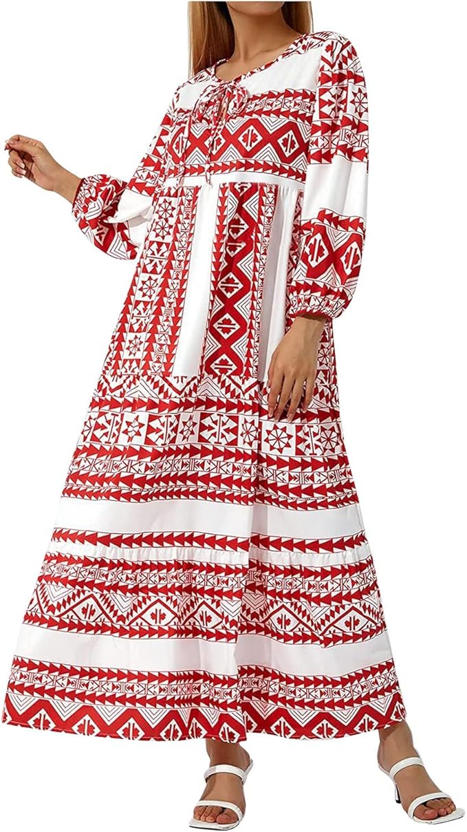 Casual Fashion Printed Maxi Dress